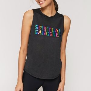 Spiritual Gangster active muscle tank